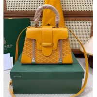 Low Cost Goyard Original Saigon Tote Bag With Strap PM 8942 Yellow