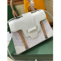 Cheap Discount Goyard Original Saigon Tote Bag With Strap PM 8942 White