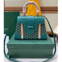 Buy Discount Goyard Original Saigon Tote Bag With Strap PM 8942 Green