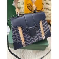 Top Grade Goyard Original Saigon Tote Bag With Strap PM 8942 Navy Blue