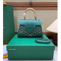 Low Price Goyard Original Saigon Tote Bag With Strap Mini 8942 Green