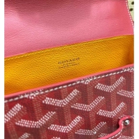 Top Quality Goyard Original Saigon Tote Bag With Strap Mini 8942 Red