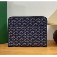 Fashion Show Collection Goyard Toiletry Bag G8906 Navy Blue