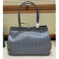 Most Popular Goyard Original Bellechasse Tote Bag 8959 Dark Grey