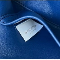Market Sells Bottega Veneta Bang Bang Vanity Case in Intrecciato Suede 789109 Blue Royal 2025