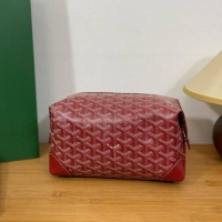 Buy Inexpensive Famous Brand Goyard Boeing 25 Travel Toilet Bag G8741 Red