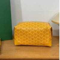 Promotional Famous Brand Goyard Boeing 25 Travel Toilet Bag G8741 Yellow