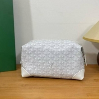 Well Crafted Famous Brand Goyard Boeing 25 Travel Toilet Bag G8741 White