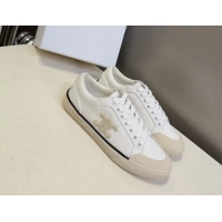 Sophisticated Celine Alan Triomphe Sneakers Shoes White Canvas 6051106 White