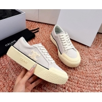 Top Quality Celine Alan Triomphe Canvas Sneakers 6051108 Gray