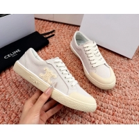 Reasonable Price Celine Alan Triomphe Canvas Sneakers 6051108 Light Gray