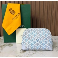 Buy Discount Goyard Vendome Cosmetic Bag G0819 Multicolored Polar Blue