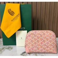 Inexpensive Goyard Vendome Cosmetic Bag G0819 Multicolored Powder Pink