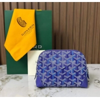 Buy Fashionable Goyard Vendome Cosmetic Bag G0819 Multicolored Blueberry Purple