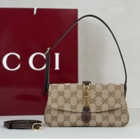 Grade Design Gucci Jackie Small Shoulder Bag GG Canvas 867156 Dark Brown 2026