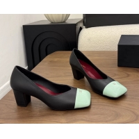 Classic Specials Chanel CC Black Calfskin Leather Pumps 65MM 6051908