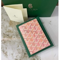 Promotional Goyard Grenelle Passport Cover GY6103 Multicolored Powder Pink 2026