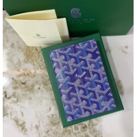 Well Crafted Goyard Grenelle Passport Cover GY6103 Multicolored Blueberry Purple 2026
