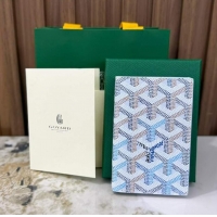 Famous Brand Goyard Saint-Pierre Card Wallet G3302 Multicolored Polar Blue