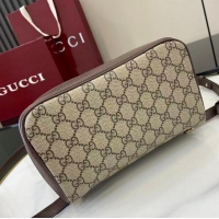 Top Grade Gucci GG Ophidia Medium Backpack ‎836856 Beige/Dark Brown