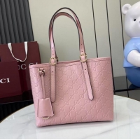 Reasonable Price Gucci GG Emblem Medium Tote Bag 847456 Pink 2026