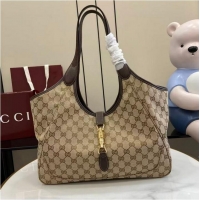 Super Quality Gucci GG Canvas Mercato Medium Tote Bag ‎866645 Beige/Dark Brown 2026