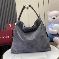 New Design Gucci Beatrix GG Denim Medium Tote Bag 850926 Dark Grey 2026