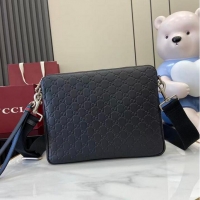 Buy Discount Gucci GG Emblem Medium Crossbody Bag ‎850214 Black 2026