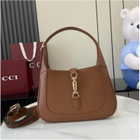 Cheap Price Gucci Jackie 1961 Medium Bag ‎In Smooth Leather 810232 Brown 2026