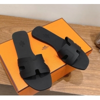 Classic Specials Hermes Oran Flat Slide Sandals Black 6052804
