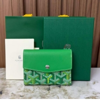 Buy Discount Goyard Saint-Gabriel Wallet 3319 Multicolored Meadow Green