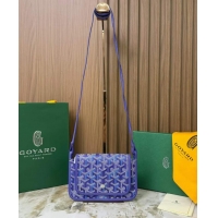 Promotional Goyard Plumet Pocket Wallet Mini Bag GY8015 Multicolored Blueberry Purple
