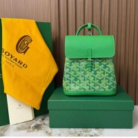 Shop Inexpensive Goyard Original Alpin Backpack Mini G8710 Multicolored Meadow Green