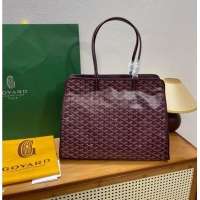 Super Quality Goyard Original Sac Hardy Tote Bag 8955 Burgundy