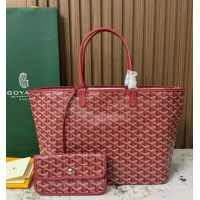 Free Shipping Goyard Original St Louis Tote PM 18212 Red