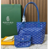 Hot Sell Goyard Original Saint Louis Tote MINI 18212 Light Blue