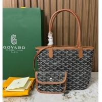 Top Design Goyard Original Saint Louis Tote MINI 18212 Black And Tan