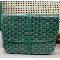 Durable Faux Goyard New Design Original Messenger Bag GM 8962 Green
