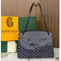 Discount Goyard Original Rouette Shoulder Tote Bag 00315 Navy Blue