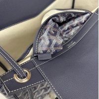 Discount Goyard Original Rouette Shoulder Tote Bag 00315 Navy Blue