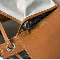 Inexpensive Goyard Original Rouette Shoulder Tote Bag 00315 Black And Tan