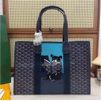 Best Quality Goyard New Villette Tote Bag G1152 Navy Blue