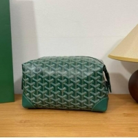 New Grade Goyard Boeing 25 Travel Toilet Bag G8741 Green
