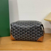 Most Popular Goyard Boeing 25 Travel Toilet Bag G8741 Black And Tan