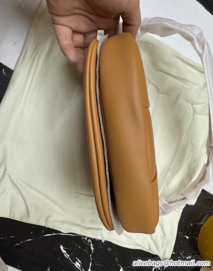 Famous Brand Loewe Original Leather Shoulder bag 062317 Brown
