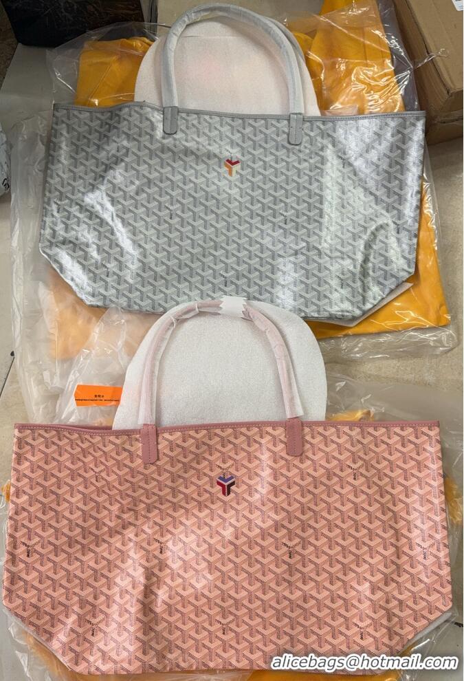 Cheap Price Goyard Saint Louis Tote Bag GM 020144 Silver 2024