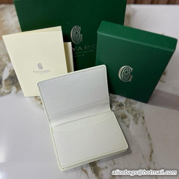 Shop Inexpensive Goyard New Card Case 020092 White