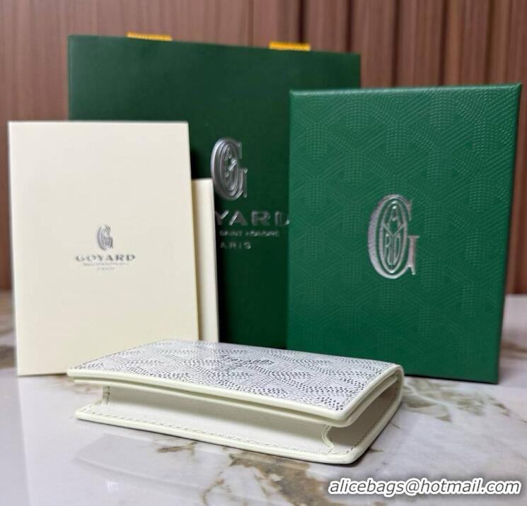 Shop Inexpensive Goyard New Card Case 020092 White