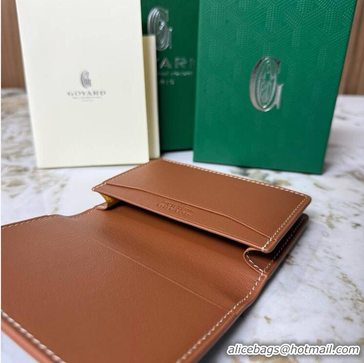 Purchase Low Cost Goyard New Card Case 020092 Black And Tan