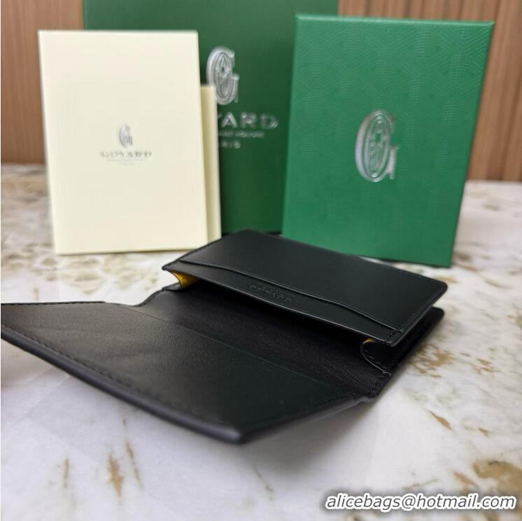 Top Grade Goyard New Card Wallet 020092 Black
